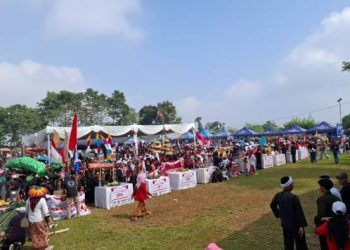 Antusias Ribuan Warga Desa Baros Kecamatan Arjasari  Meriahkan  HUT RI Ke 80