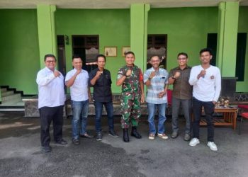 PWI Silaturahmi ke Kodim 0619 Purwakarta