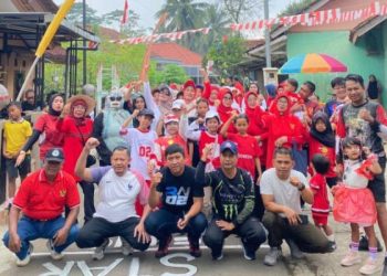 Meriah! Jalan Sehat RT 02 RW 02 Dusun Panyingkiran Warnai Puncak HUT RI ke-80