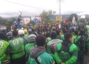 Ribuan Pengemudi Ojol Garut Gelar Aksi Solidaritas Atas Tewasnya Affan Kurniawan