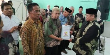 Puluhan Ketua RW di Desa Margahayu Selatan Kecamatan Margahayu Dilantik Serentak Hari Ini