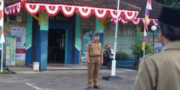 Sekcam Pacet Pimpin Apel Pagi Perdana di Bulan Agustus, Tekankan Disiplin dan Semangat Kerja