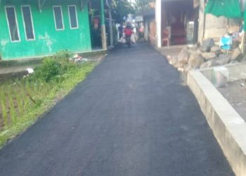 Pemdes Cipanengah Rampungkan Pengaspalan Jaling Lebih Cepat, Tokoh Masyarakat Apresiasi