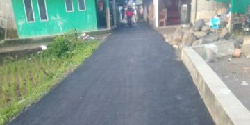 Pemdes Cipanengah Rampungkan Pengaspalan Jaling Lebih Cepat, Tokoh Masyarakat Apresiasi