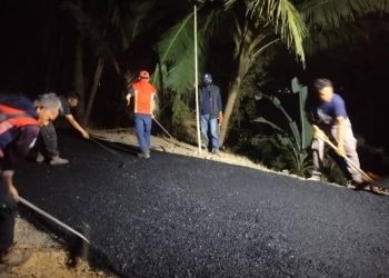 Pemdes Margacinta Realisasi DD Tahap II Untuk Pembangunan Jalan Desa