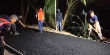 Pemdes Margacinta Realisasi DD Tahap II Untuk Pembangunan Jalan Desa