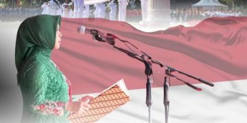 Ketua DPRD Kabupaten Bandung Hj Renie Rahayu Fauzi Didaulat Bacakan Teks Proklamasi