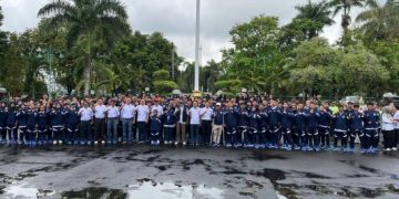 Bupati Herdiat Lepas Kontingen POPDA dan PEPARPEDA Jabar 2025 di Peringatan HAORNAS 2025