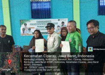 Kades Babakan Kecamatan Ciparay Ucapkan Syukur dan Terimakasih Atas Terealisasinya Program PTSL