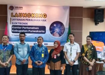 ATR/BPN Purwakarta Launching Peralihan layanan  Elektronik