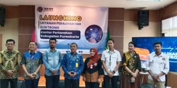 ATR/BPN Purwakarta Launching Peralihan layanan  Elektronik