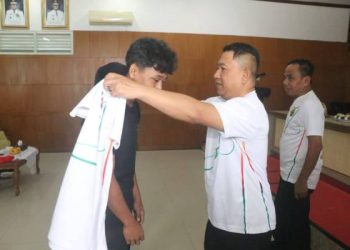Lepas Kontingen POPDA dan PEPARPEDA, Wabup Sukabumi Berpesan Junjung Sportifitas dan Jaga Nama Baik Daerah