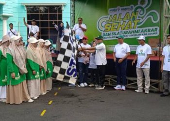 Jalan Sehat Akbar Warnai Musda VIII Persatuan Islam Ciamis, Bupati Herdiat Lepas Ribuan Peserta