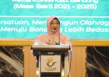 Nahkodai KORMI Kabupaten Bandung Periode 2025-2029 Emma Dety Komitmen Kibarkan Panji Olahraga Masyarakat Hingga Pelosok Desa