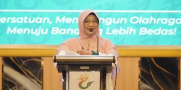 Nahkodai KORMI Kabupaten Bandung Periode 2025-2029 Emma Dety Komitmen Kibarkan Panji Olahraga Masyarakat Hingga Pelosok Desa