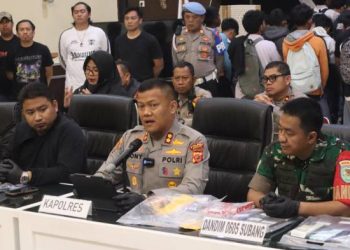 Diduga Hendak berbuat rusuh dalam aksi unras, sekitar 129 orang diamankan Polres Subang