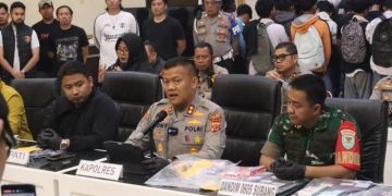 Diduga Hendak berbuat rusuh dalam aksi unras, sekitar 129 orang diamankan Polres Subang