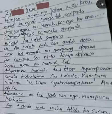 Gemparkan Warga Desa Kiangroke Banjaran, Diduga Ibu Akhiri Hidup Membawa Dua Anak
