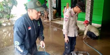 Kali Cisapi Meluap Sebabkan Banjir, Kades Suci : Solusi Jangka Panjang Ada di Pemkab Garut