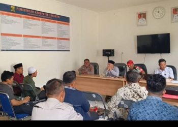 Forkopimcam Kalapa Nunggal Lakukan Rapat : BMKG Edukasi Warga Soal GempaTektonik, Sulit Diprediksi