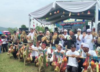 Warga Desa Serangmekar Gelar Hajat Lembur : Petani Pejuang Ketahanan Pangan