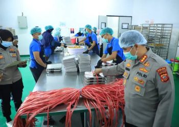 SPPG Polri di Sukamiskin Bandung Telah Memenuhi Standar Kesehatan dan Kebersihan Berstandar Nasional