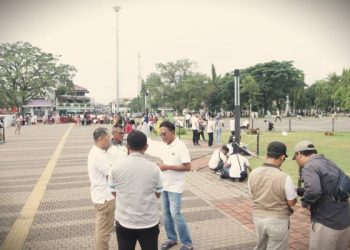 Pemkab Ciamis Gelar Aksi Nyata Bersih Sampah di Alun-alun dan Perkotaan.