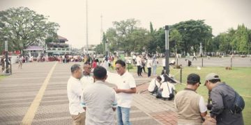 Pemkab Ciamis Gelar Aksi Nyata Bersih Sampah di Alun-alun dan Perkotaan. 
