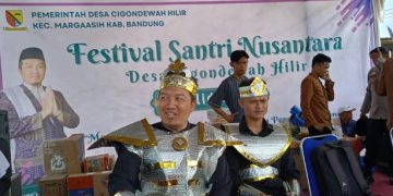 Peringati HSN ke 10, Pemdes Cigondewah Hilir Margaasih Gelar Fesfival Santri Nusantara ke 7