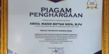 Inspirator Generasi Muda, Inilah Kepala Desa Beber Peraih Penghargaan AMPI Ciamis