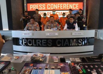 Polres Ciamis Bekuk Jaringan Pengedar Sabu