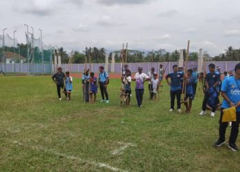 Olahraga Tradisional Masih Diminati, Ratusan Pelajar SD Ikuti Invitasi tingkat Kabupaten.