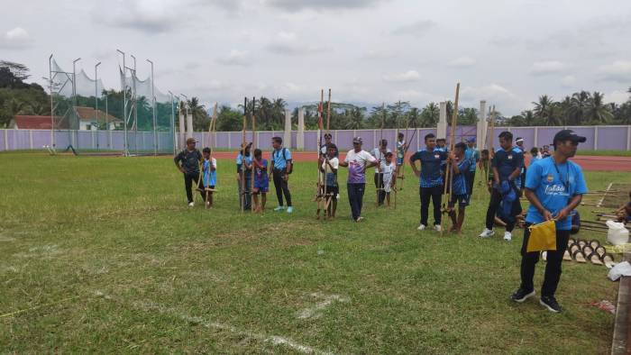Olahraga Tradisional Masih Diminati, Ratusan Pelajar SD Ikuti Invitasi tingkat Kabupaten.