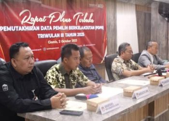 KPU Ciamis Tetapkan 976.673 Pemilih pada Pemutakhiran Daftar Pemilih Berkelanjutan Triwulan III Tahun 2025