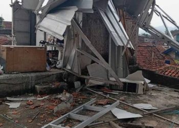 Angin Puting Beliung Landa Bojongsoang, Puluhan Rumah Rusak