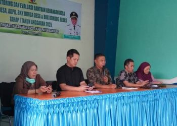 Tingkatkan Akuntabilitas, Kecamatan Pacet Gelar Monev Bantuan Keuangan Tahap I TA 2025