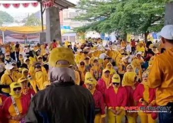 HUT Ke-61 Partai Golkar Kabupaten Bandung, Ribuan Warga Ikuti Jalan Sehat