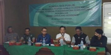 PT Cipta Agung Sentosa Gelar Konsultasi Publik Amdal Pembangunan Perumahan Grand Ciheulang Residence