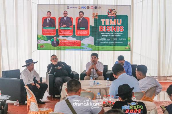 Disnakkan Ciamis Bangun Sinergi Pelaku Usaha Peternakan dan Perikanan Lewat Temu Bisnis 2025