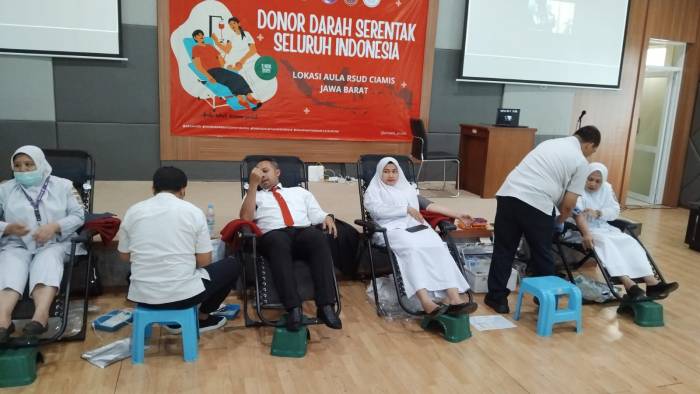 RSUD Ciamis Gelar Donor Darah Serentak Peringati 25 Tahun ARSADA