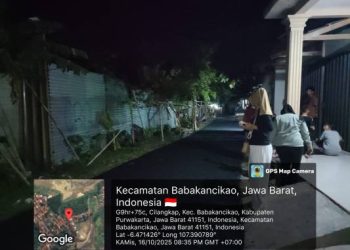Pemdes Cilangkap Lakukan Peningkatan Jalan lingkungan, melalui dana Banprov