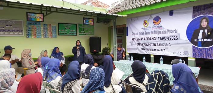 Reses di Kampung Halaman Hj. Aas Aisyah Terima Aspirasi Seputar Kesehatan,Pendidikan dan Sosial