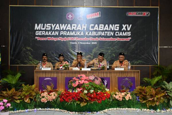 Muscab XV, Nanang Permana Kembali Nahkodai Pramuka Ciamis Lanjutkan Kembali Perjuangan