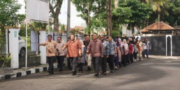 Disbudpora Ciamis Konsisten Gelar Latihan PBB Rutin,Telah Dilakukan Sebelum Edaran Bupati