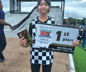 Adeeva Ozil Afseen Myesha Andriana Persembahkan Emas untuk Ciamis di Ajang Internasional BMX Supercross 2025
