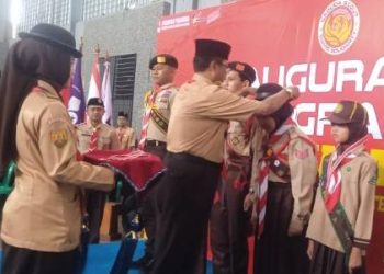 816 Pramuka Garuda Ciamis Dikukuhkan, Nanang Permana Tekankan Keteladanan dan Karakter