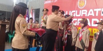 816 Pramuka Garuda Ciamis Dikukuhkan, Nanang Permana Tekankan Keteladanan dan Karakter