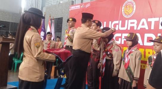 816 Pramuka Garuda Ciamis Dikukuhkan, Nanang Permana Tekankan Keteladanan dan Karakter