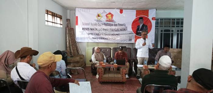 Reses di Mekarrahayu Margaasih Anggota DPRD Ir. Aep Dedi Terima Keluhan Kekecewaan Pasien BPJS
