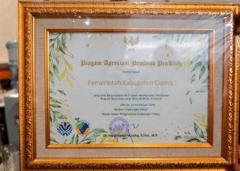 Awal Desember Ditandai Prestasi Baru, Ciamis Raih Penghargaan Proklim 2025 dari Kementerian Lingkungan Hidup